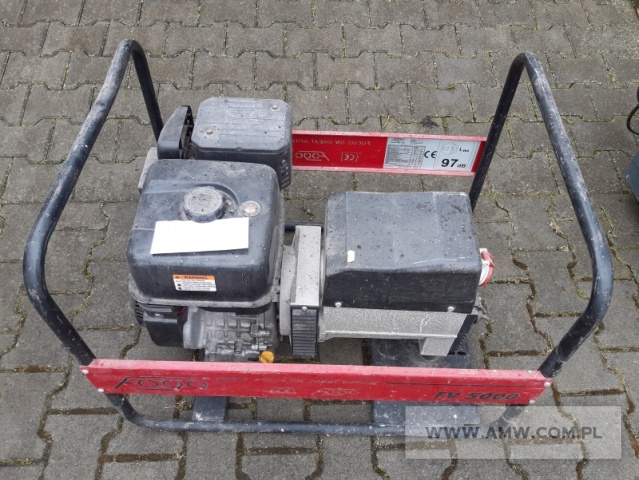 Agregat prądotwórczy FOGO F5000 (4 kW, 230/12 V, rodzaj paliwa: benzyna 95) 